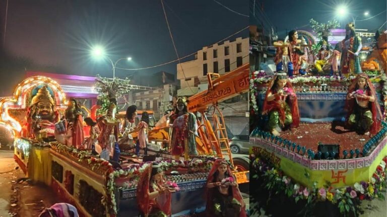 बिलासपुर  की  27 साल पुरानी झांकी परंपरा ने मन मोहा, समितियों का हुआ सम्मान