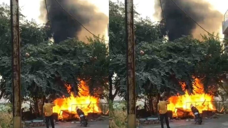 TV, फ्रीज, सोफा सब खाक; झगड़े से तंग पत्नी पहुंची थाने, गुस्साए पति ने घर के सामान में लगा दी आग