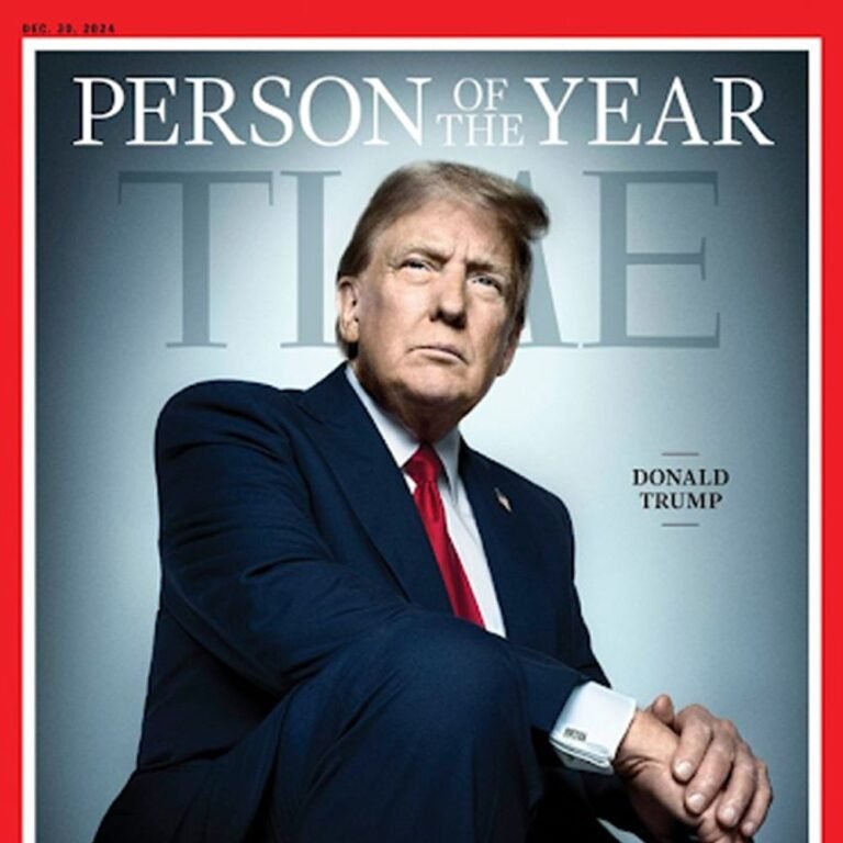 टाइम मैगजीन ने ट्रम्प को पर्सन ऑफ द ईयर चुना:मस्क और नेतन्याहू को पछाड़ कवर पर जगह पाई, 2016 में भी मिल चुका है सम्मान