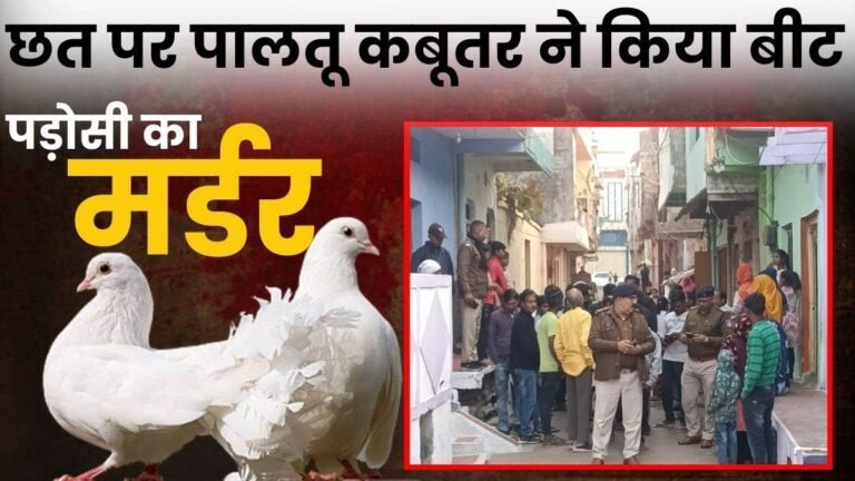 पालतू कबूतर ने छत पर की बीट तो गुस्साए पड़ोसी ने कर दी पालक की हत्या, मां-बेटे को भी किया घायल