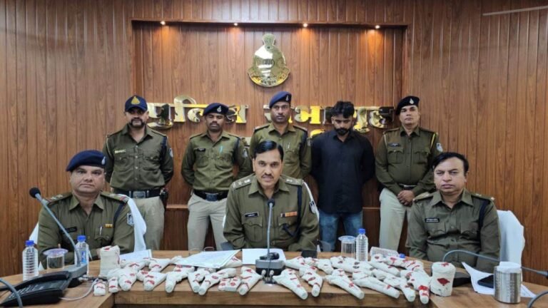 बड़वानी पुलिस ने राजस्थान के दो तस्करों को किया गिरफ्तार, 9 पिस्टल और 14 देशी कट्टे मिले