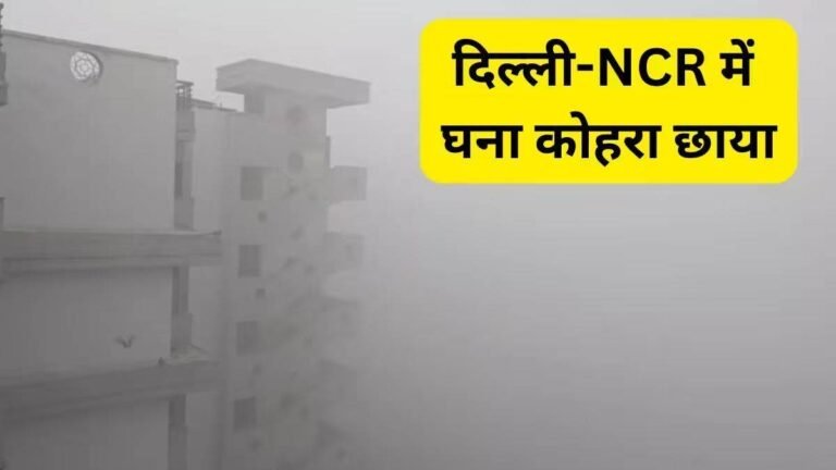 Delhi Dense Fog: दिल्ली-एनसीआर में घने कोहरे के कारण दृश्यता शून्य, 100 से ज्यादा फ्लाइट लेट… देरी से चल रही ये 26 ट्रेनें