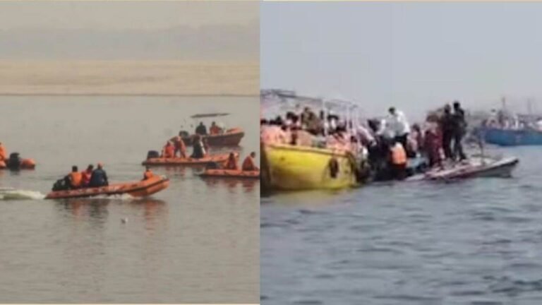 महाकुंभ में हादसे के बाद UP में पलटी नाव, उड़ीसा के 60 लोग थे सवार