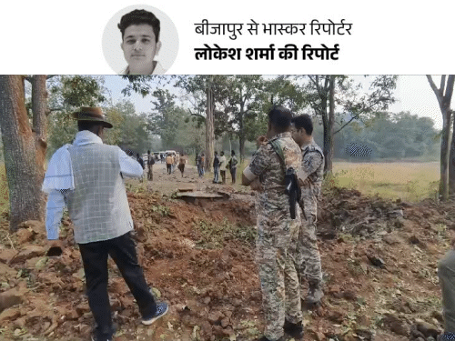 50किलो IED से 2025 का पहला सबसे बड़ा नक्सल-अटैक:नक्सलियों को पता था जवान रास्ता बदलेंगे,रात में रची साजिश,क्लियर-रास्ते में उड़ाई 11वें नंबर की गाड़ी