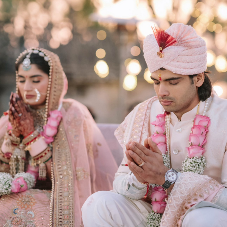 नीरज चोपड़ा ने टेनिस प्लेयर हिमानी संग शादी की:2 दिन बाद सोशल मीडिया पोस्ट कर लिखा- जीवन के नए अध्याय की शुरुआत