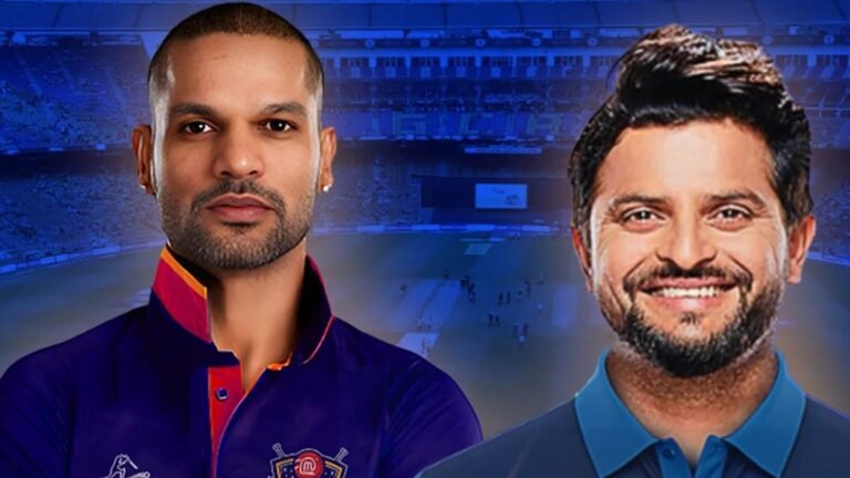 लीजेंड 90 लीग: उद्घाटन मुकाबले में रैना और धवन होंगे आमने-सामने