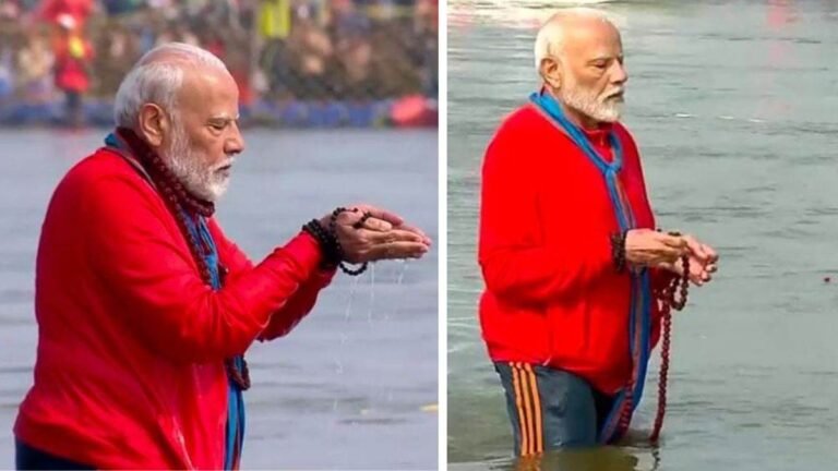 LIVE PM Modi Kumbh Snan: हाथ में रुद्राक्ष की माला, सूर्य देव को अर्घ्य… पीएम मोदी ने प्रयागराज महाकुंभ में लगाई पुण्य की डुबकी, देखिए फोटो-वीडियो