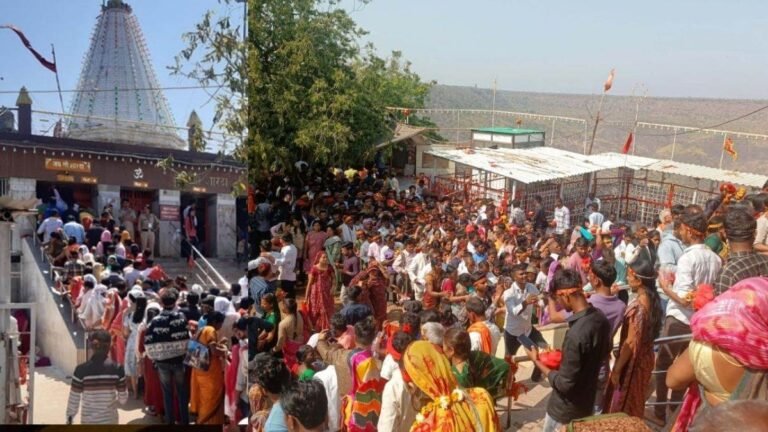 मैहर में 43 दिनों में रिकॉर्ड 47.3 लाख श्रद्धालुओं ने किए दर्शन, नवरात्र से 6 गुना संख्या