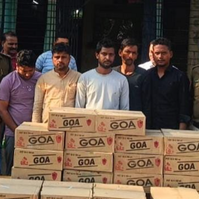 बिलासपुर में नशे के सौदागरों पर पुलिस का प्रहार:अवैध शराब के साथ 5 गिरफ्तार, 21 लाख रुपए की संपत्ति जब्त