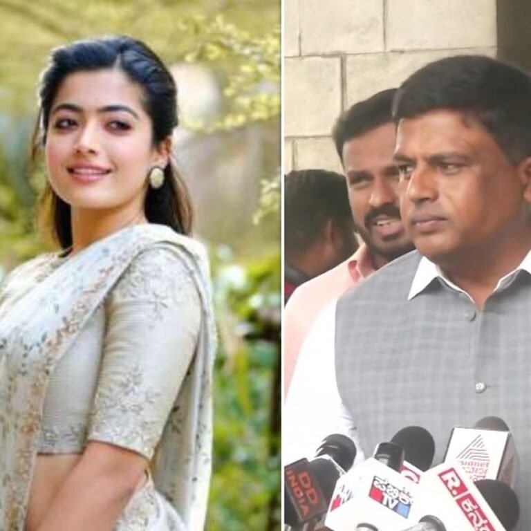 रश्मिका मंदाना पर भड़के कांग्रेस विधायक:कहा- बैंगलोर फिल्म फेस्टिवल का बुलावा दिया तो एक्ट्रेस ने कहा मुझे नहीं पता कर्नाटक कहां है, क्या सबक नहीं सिखाना चाहिए