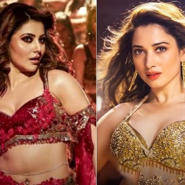 उर्वशी रौतेला ने तमन्ना भाटिया के गाने की बुराई की!:दबे शब्दों में अपने गाने ‘सॉरी बोल’ को ‘नशा’ से बेहतर बताया, बाद में डिलीट की पोस्ट