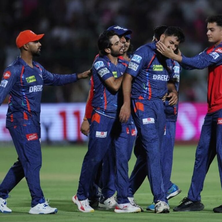 बेहतरीन डेथ बॉलिंग से जीता लखनऊ:राजस्थान को रोमांचक मुकाबले में 2 रन से हराया; आवेश ने 3 विकेट लिए