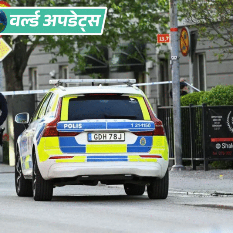 वर्ल्ड अपडेट्स:स्वीडन के उप्साला शहर में हेयर सैलून में गोलीबारी; 3 की मौत, कई घायल