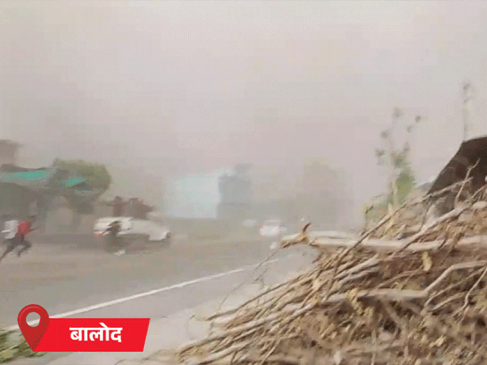 6 मई तक आंधी-तूफान का अलर्ट:50-60 किमी/घंटे की रफ्तार से चल सकती है हवा, अंधड़-बारिश से पपीते, केले की 500 एकड़ फसल बर्बाद