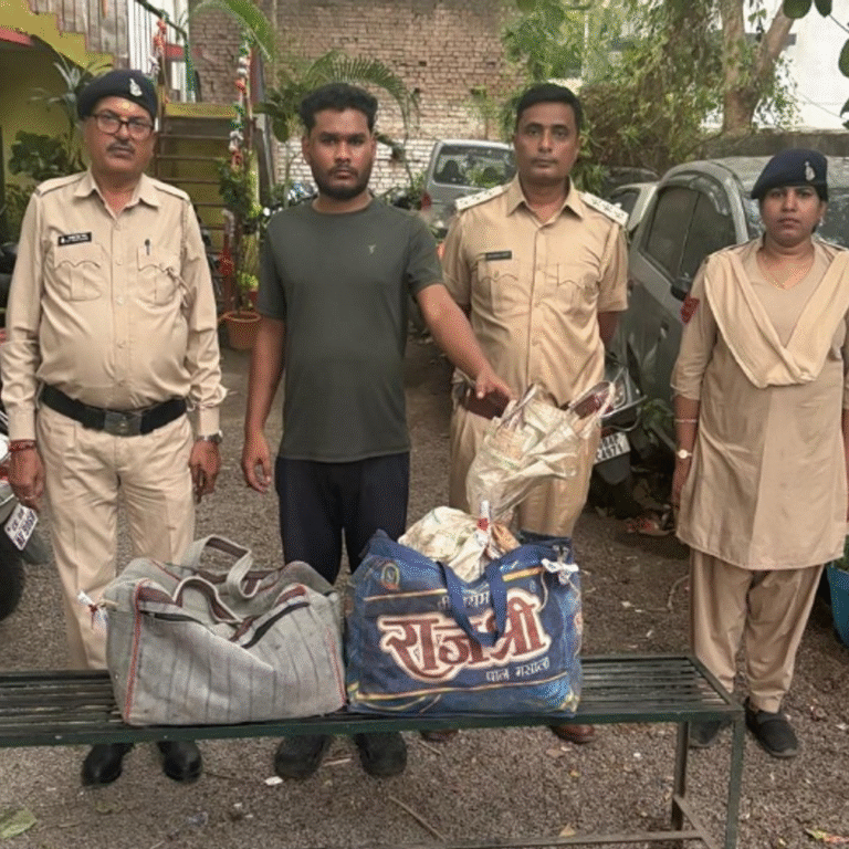 रायपुर में अवैध शराब के साथ ढाबा संचालक गिरफ्तार:ढाबे से पकड़ी गई मध्यप्रदेश की शराब, आबकारी अधिनियम के तहत केस दर्ज