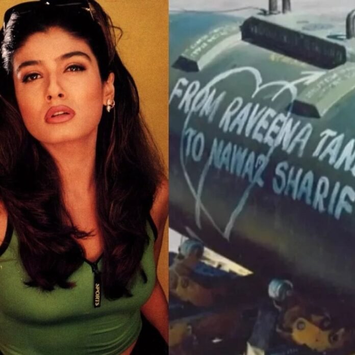 'रवीना टंडन भेजो हम भारतीय शहीदों के शव भेजेंगे':पाकिस्तान की इस डिमांड पर भारत ने दागी मिसाइल, लिखा था- रवीना की तरफ से नवाज शरीफ को