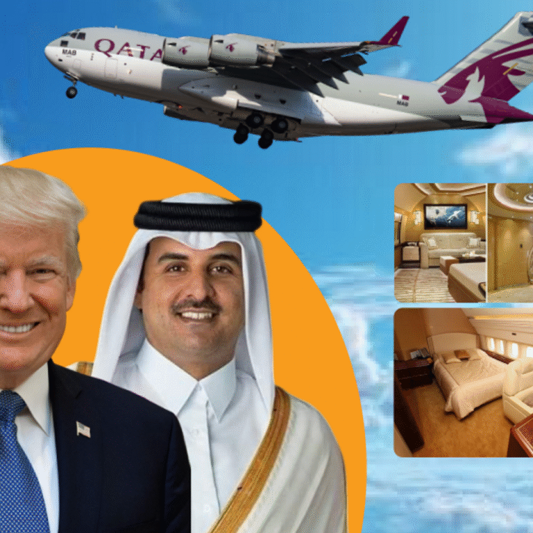 कतर ने ट्रम्प को ₹3400 करोड़ का प्लेन गिफ्ट किया:इसमें महल जैसी सुविधाएं; फिर भी राष्ट्रपति रहते इसे इस्तेमाल नहीं कर पाएंगे