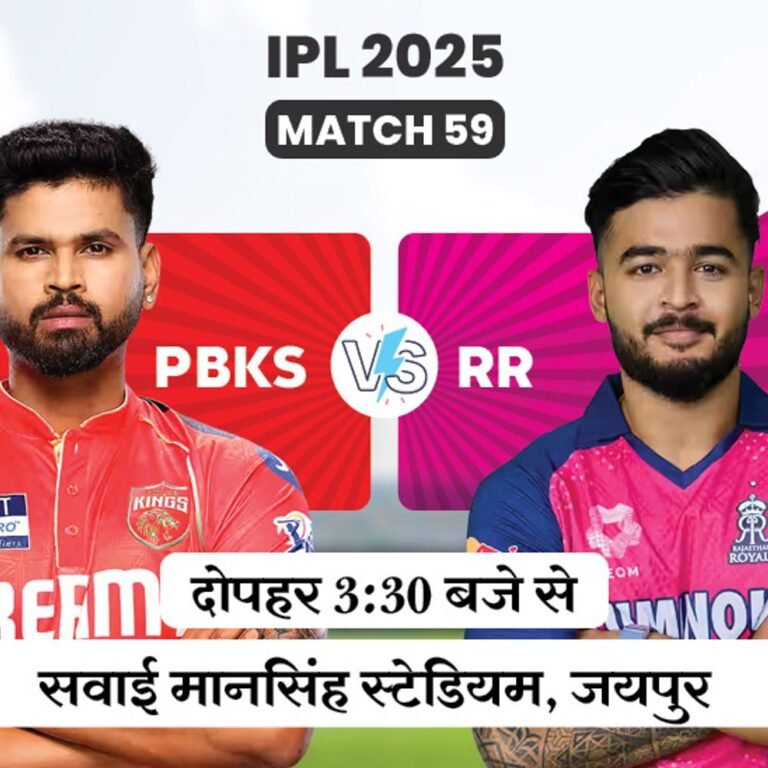 डबल हेडर के पहले मैच में आज राजस्थान-पंजाब की भिड़ंत:हेड-टू-हेड में RR 17-12 से आगे, प्रभसिमरन और यशस्वी पर होगी सबकी नजर