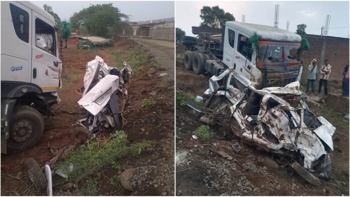 Jhabua Accident: मध्य प्रदेश के झाबुआ जिले में ट्राले और कार की टक्कर में 9 लोगों की मौत