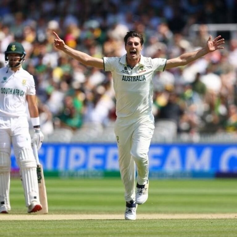 WTC फाइनल- साउथ अफ्रीका ने तीसरा विकेट गंवाया:बावुमा 66 रन बनाकर आउट, कमिंस ने तोड़ी शतकीय साझेदारी; ऑस्ट्रेलिया से जीतने के लिए 55 रन चाहिए