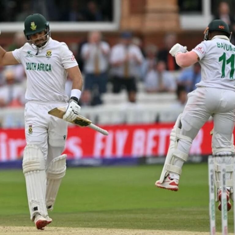 स्मिथ ने बावुमा का कैच छोड़ा, इंजर्ड भी हुए:मार्करम ICC फाइनल में सेंचुरी लगाने पहले साउथ अफ्रीकी, काली पट्टी बांधकर उतरे खिलाड़ी; मोमेंट-रिकॉर्ड्स