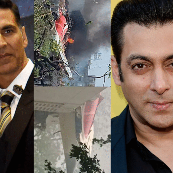 अहमदाबाद प्लेन क्रैश, सलमान का इवेंट कैंसिल:कहा- मुश्किल वक्त में देश के साथ हूं; अक्षय की फिल्म कन्नप्पा का ट्रेलर रिलीज डेट भी टली