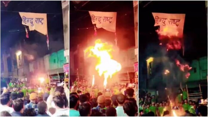 रतलाम के सैलाना में मोहर्रम के जुलूस में हिंदू राष्ट्र लिखा बैनर जलाने से तनाव... बाजार बंद, पुलिस तैनात