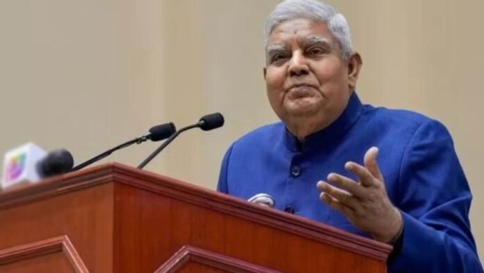 उपराष्ट्रपति जगदीप धनखड़ ने पद से इस्तीफा दिया, स्वास्थ्य को बताया वजह