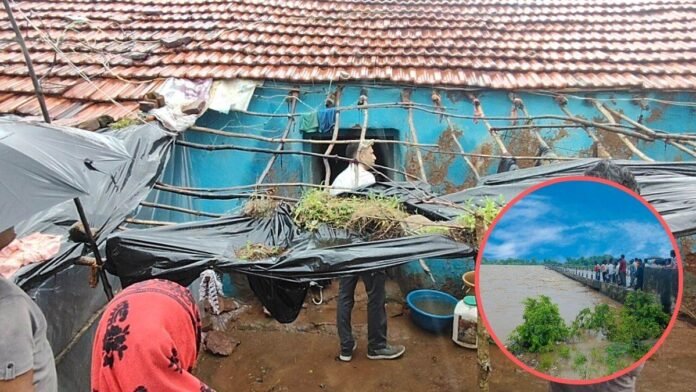 दमोह में बारिश का कहर जारी, करोड़ों की संपत्ति का नुकसान, खेतों में भरा पानी