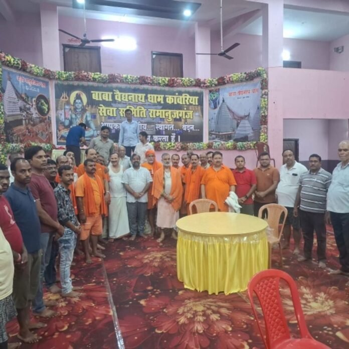 बैजनाथ धाम जाने वाले कांवरियों के लिए सेवा केंद्र शुरू:रामानुजगंज में मिलेगा मुफ्त भोजन और ठहरने की सुविधा, 24 घंटे खुला रहेगा केंद्र