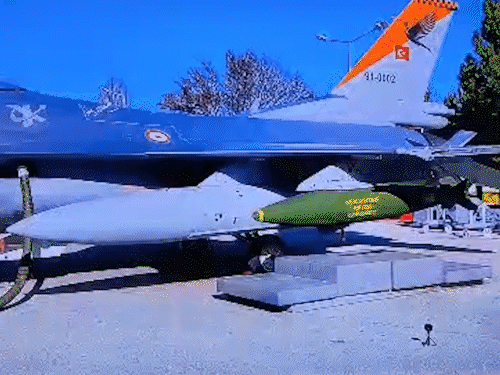 तुर्किये ने अपने सबसे शक्तिशाली दो बम टेस्ट किए:GAZAP और NEB-2 घोस्ट बम 970 किलो वजनी, F-16 फाइटर जेट से गिराए जा सकते हैं