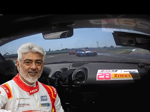 रेसिंग में साउथ स्टार अजीत की कार के परखच्चे उड़े:इटली रेसिंग में बाल-बाल बचे एक्टर, दुबई में भी तेज रफ्तार कार की हुई थी जोरदार टक्कर