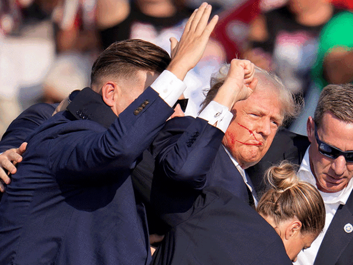 ट्रम्प पर हमला- सीक्रेट सर्विस के 6 एजेंट सस्पेंड:लापरवाही का आरोप, पिछले साल कान को छूकर निकली थी गोली