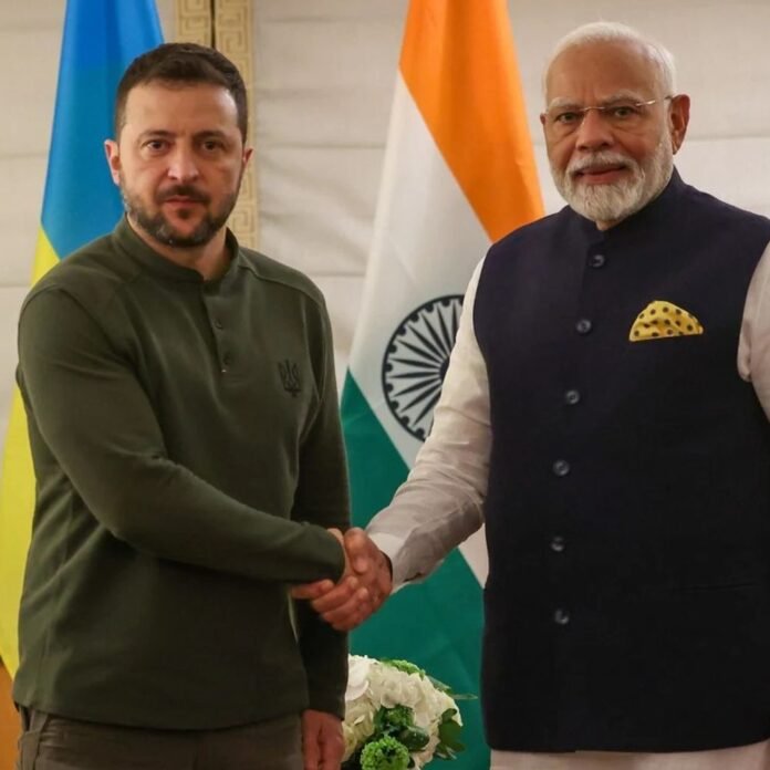 यूक्रेनी राष्ट्रपति जेलेंस्की ने मोदी से फोन पर बातचीत की:रूसी हमलों की जानकारी दी, कहा- भारत शांति प्रयासों का समर्थन कर रहा