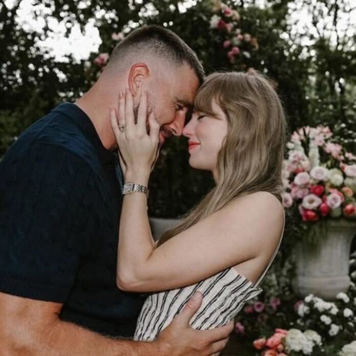 अमेरिकन सिंगर टेलर स्विफ्ट ने की सगाई:फुटबॉलर ट्रैविस केल्सी ने पहनाई अंगूठी, रोमांटिक तस्वीरों के साथ की अनाउंसमेंट, डायमंड रिंग की कीमत करीब साढ़े 4 करोड़