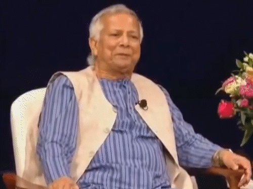 यूनुस बोले- अभी भारत और बांग्लादेश के बीच समस्याएं हैं:वो हमारे खिलाफ फेक न्यूज फैलाते; मुझे तालिबानी की तरह दिखाते