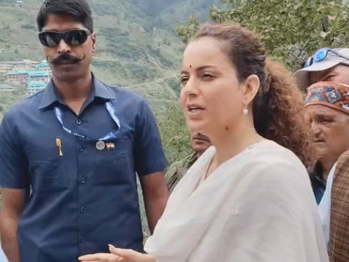 कंगना रनोट मनाली में मीडिया पर भड़कीं:बोलीं- आप नोचने आएंगे तो हम काम कैसे करेंगे; अपने बिजनेस को हुए नुकसान गिनाने लगी सांसद