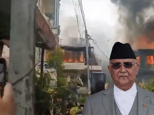 नेपाल हिंसा में 3 पूर्व PM बेघर हुए:नेताओं के लिए किराए का घर ढूंढ़ रहे समर्थक; Gen-Z प्रदर्शनकारियों ने आवास जलाया था
