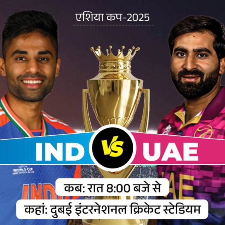 क्या संजू सैमसन को मिलेगा प्लेइंग-11 में मौका:एशिया कप में आज भारत का पहला मैच UAE से, 3 स्पिनर्स खेल सकते हैं