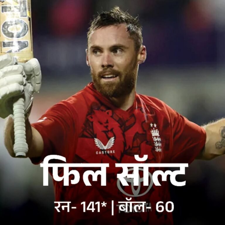 फिल सॉल्ट का इंग्लैंड के लिए सबसे तेज T20 शतक:इंग्लैंड ने T20 में पहली बार 300+ रन बनाए; अफ्रीका को 146 रन से हराया