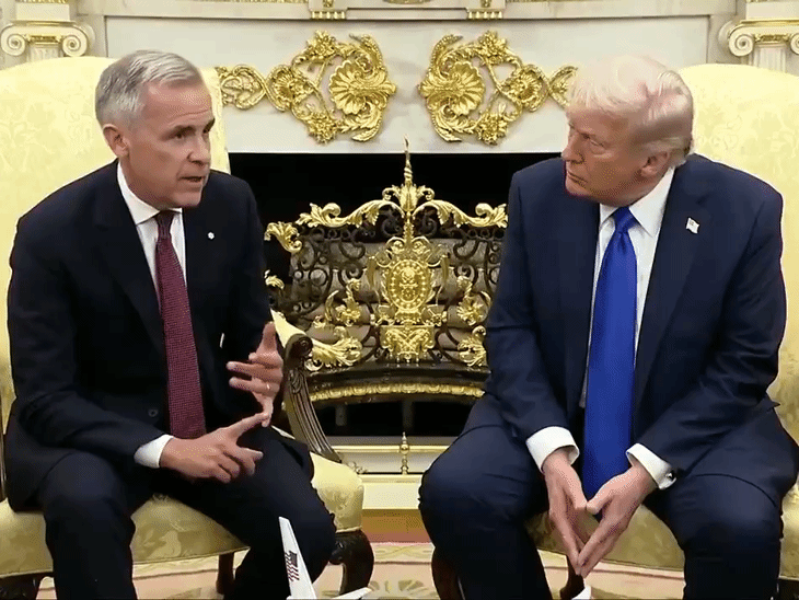 ट्रम्प बोले- कनाडा-US का विलय हो सकता है:अमेरिका दौरे पर पहुंचे कनाडाई पीएम ने कहा- ट्रम्प स्पेशल राष्ट्रपति, गाजा प्लान को हमारा सपोर्ट