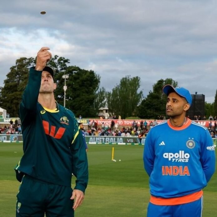 भारत Vs ऑस्ट्रेलिया पहला टी-20:ऑस्ट्रेलिया ने टॉस जीतकर गेंदबाजी चुनी, बुमराह वापसी कर रहे
