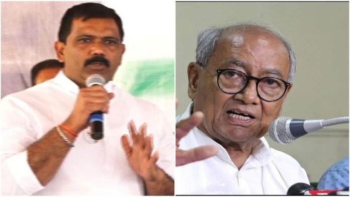 इंदौर कांग्रेस के जिलाध्यक्ष चिंटू चौकसे को नोटिस, दिग्विजय सिंह को लेकर कहे थे अपशब्द