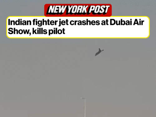 तेजस फाइटर जेट क्रैश पर वर्ल्ड मीडिया:पाकिस्तानी मीडिया ने लिखा- ऑयल लीक की खबर थी, अलजजीरा ने कहा- भारत को एक और झटका