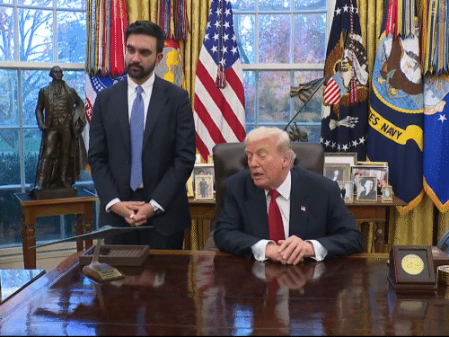 मीडिया ने ममदानी से पूछा- ट्रम्प को तानाशाह मानते हो:अमेरिकी राष्ट्रपति बोले- हां कह दो, मुझे फर्क नहीं पड़ता है