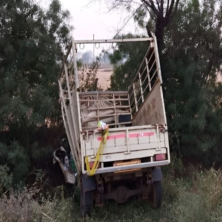 बेमेतरा सड़के हादसे में पश्चिम-बंगाल के 3 मजदूरों की मौत:ट्रक ने पिकअप को मारी टक्कर, 2 गंभीर घायल; काम कर लौट रहे थे सभी