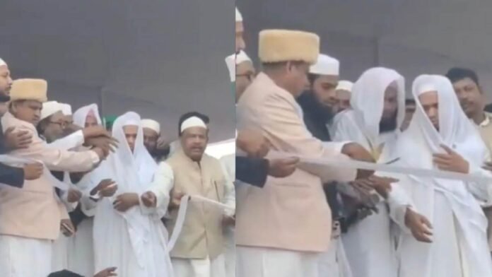 निलंबित टीएमसी विधायक ने रखी बाबरी मस्जिद की नींव, बहरमपुर में BJP ने की राम मंदिर शिला पूजा