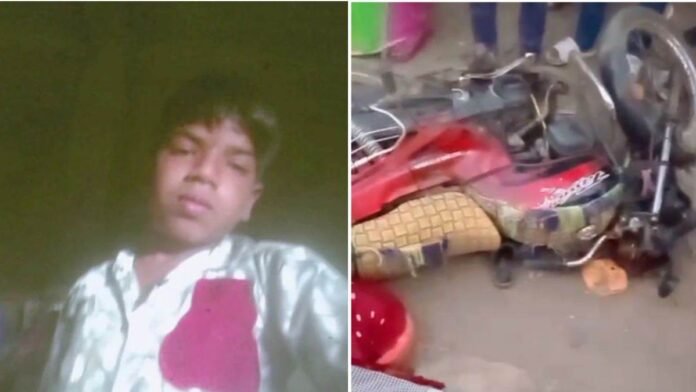 शादी के लिए कपड़े लेने गए पिता-पुत्र को डंपर ने मारी टक्कर, सिर पर टायर चढ़ने से बेटे की मौके पर मौत