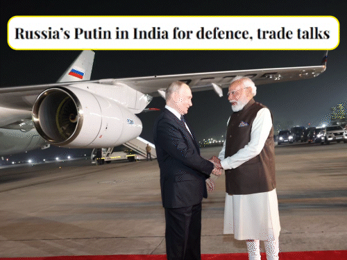 पुतिन के भारत दौरे पर वर्ल्ड मीडिया:BBC ने कहा- अमेरिकी दबाव के बीच पुतिन भारत पहुंचे, यूक्रेनी मीडिया ने लिखा- भारतीय डिप्लोमेसी की परीक्षा