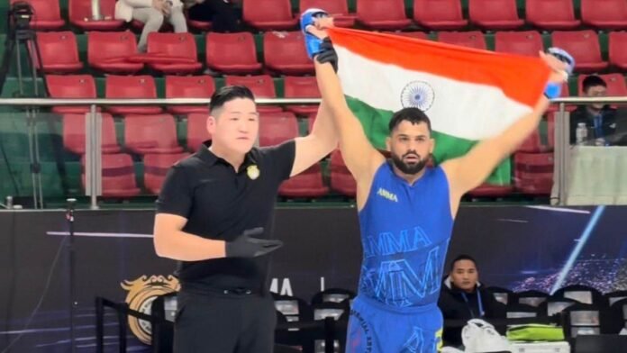 Asian Indoor Games 2026 में MMA 85 kg वर्ग में भारत का प्रतिनिधित्व करेंगे सतना के कृष्णा, चीन के गोल्ड मेडलिस्ट को किया नॉकआउट